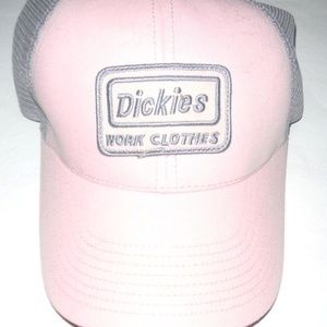 🌱 2/$30! Dickies Super cute Pink Grey Hat Visor Girls Women Adjustible Gray